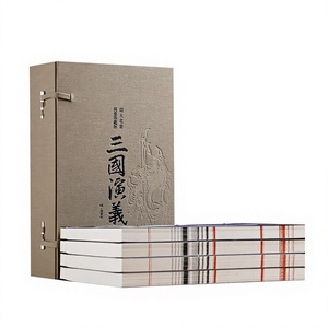 Romance de los Tres Reinos, <span class=keywords><strong>Libro</strong></span> Encuadernado con Hilo en Papel Xuan, Edición de Colección, Set de Regalo de Cultura Antigua Clásica, Modelo de Regalo Corporativo - Product Image 1