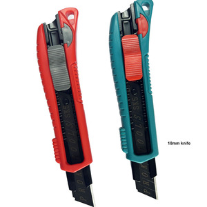 Cuchillo Match Snap Blade 18mm Bloqueo de doble diente Cuchillo utilitario con bloqueo de seguridad - Product Image 1