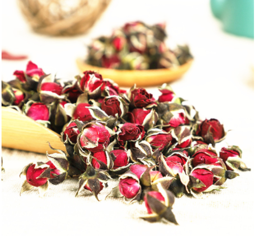 Оптовая продажа, сушеные натуральные чайные бутоны розы для здоровья и ухода за кожей, травяной чай для похудения