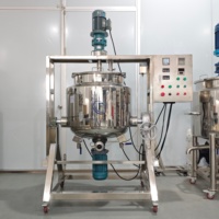 Machine de fabrication de savon liquide, shampoing et détergent pour petites entreprises, mélangeur, agitateur, réacteur, cuve de mélange à double enveloppe
