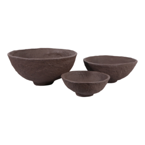 Ciotola Decorativa Rotonda in Cartapesta, Centrotavola per Cucina e Arredamento Casa - Product Image 1