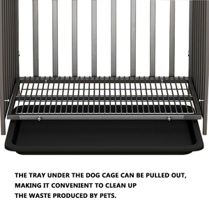 <strong>Dog</strong> Cage Pet Reinforced Square Tube Enclosure Suitable for Both <strong>Small</strong> and Large <strong>Dog</strong> <strong>Crate</strong> - Product Image 3