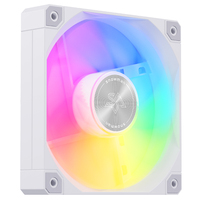 Ventilador de CPU SNOWMAN AS120-ARGB-WH de 120 mm con Rodamiento Fluido, Radiador de Alto Rendimiento para Procesador y Caja de Ordenador