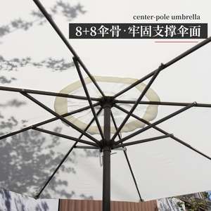 Parasol publicitaire promotionnel grand format pour extérieur, abri solaire, parasol de balcon, parasol à mât central - Product Image 5