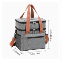 Factory Hot <strong>Sell</strong> Large Capacity Aluminum Foil Oxford Expandable <strong>Lunch</strong> Box Cooler <strong>Bag</strong> Insulated Soft <strong>Lunch</strong> <strong>Bag</strong> <strong>for</strong> Men <strong>Women</strong>