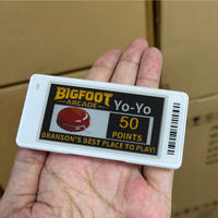 Étiquette de rayon électronique de 2,6 pouces avec affichage numérique du prix, BLE 5.0 et NFC, écran E-Ink, autonomie de la batterie de 5 à 7 ans