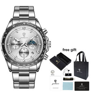 Reloj de Pulsera de Lujo para Hombre Gohuos 9815, Reloj de Cuarzo Original a Prueba de Agua para Hombre, Reloj para Hombre, Montre Homme, Caja y Bolsa de Regalo - Product Image 4