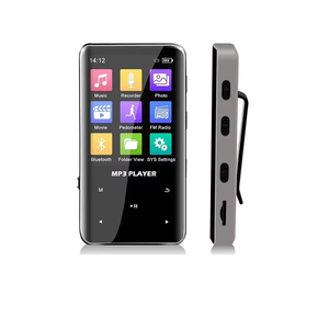 Lecteur MP3/MP4 à écran tactile BT 5.0 portable pour le sport, la lecture et les étudiants, écran tactile 2,4 pouces - Product Image 2