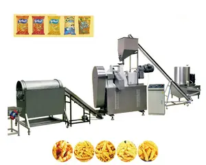 Nieuwe Staat Nik Naks Making Machine Cheetos Snacks Voedsel Kurkure Verwerkingsmachine