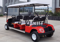 Voitures de golf électriques 6 places les moins chères, chariots de golf électriques 48V avec batterie au lithium