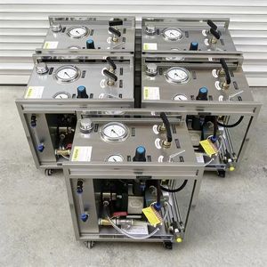 Genuine Original Product LU-LDD-100 Air Driven <b>Fluid</b> Booster <b>Pump</b> Pressure Testing System With 15L Water Tank for Oilfield Free - Product Image 1