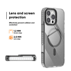 <strong>TPU</strong>+PC Anti Yellow Clear Full Cover Protection Magnetic Charging Phone <strong>Case</strong> <strong>for</strong> iPhone 11 12 13 14 15 16 17 Pro Max <strong>Plus</strong> - Product Image 5