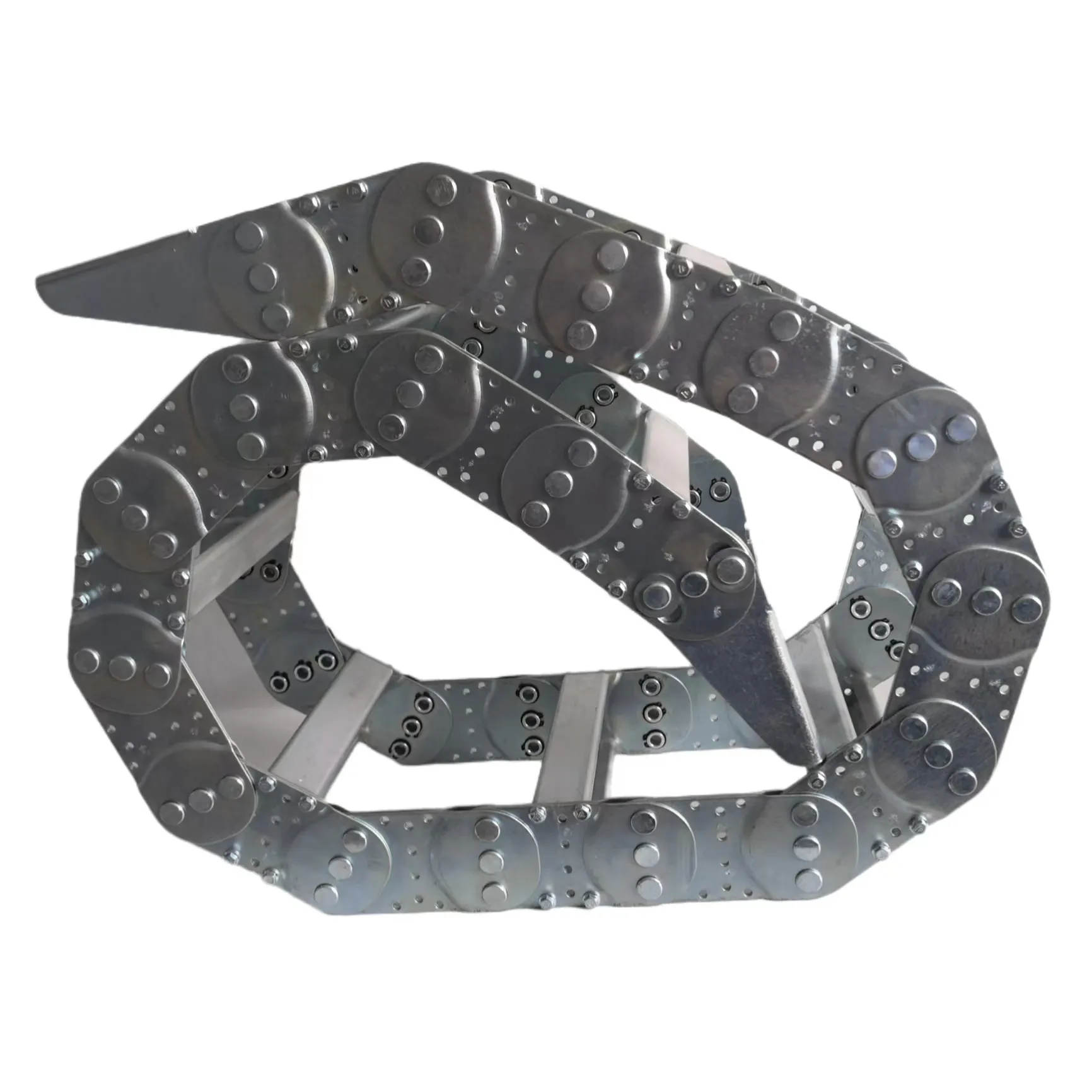 Bridge type stainless steel electric cable drag chain for cnc machine