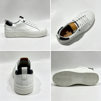 Vente en gros de baskets blanches pour hommes, printemps-été, semelle épaisse, baskets décontractées pour hommes, pour le travail et le quotidien
