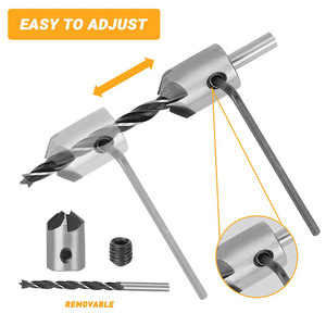 Emagi Metric <b>Step</b> <b>Drill</b> Bits Hex Shank For Nonferrous Metals Multipurpose <b>Drill</b> Bit Set - Product Image 1