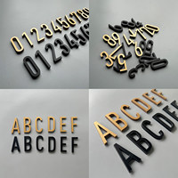 Plaques de porte personnalisées en acrylique non lumineuses pour numéros de chambre, numéros de maison, d'hôtel, d'appartement, numéros d'adresse, décoration