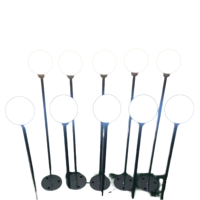 Lampe à ballon extérieure étanche IP65 en PVC, DC 12V, LED anti-éblouissement, éclairage décoratif pour pelouse, jardin et cour