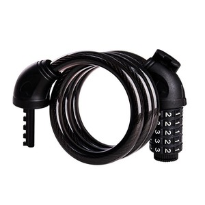 <span class=keywords><strong>Antivol</strong></span> Vélo de Montagne 5 Combinaisons Cadenas à <span class=keywords><strong>Code</strong></span> Numérique Câble en Acier pour VTT et Vélo de Route - Product Image 1