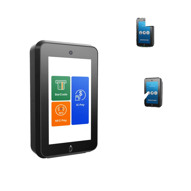 IP08 IP65 Waterproof 5.0-inch Android Unattended SoftPOS Gas Station Parking Bus Ticketing NFC Payment Terminal CM30