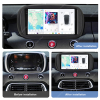MEKEDE DUDU7, Navegación GPS, Android Auto, Radio para Auto, Reproductor Multimedia con Pantalla 2K para Fiat 500X 2014-2020