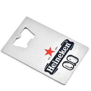 Advertising <b>Metal</b> Business Card Bottle Opener Stainless Steel 85x54mm Custom Logo <b>Wallet</b> Beer Opener - Product Image 2
