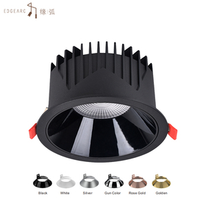 Chống-chói nhôm thông minh điều khiển từ xa Dimmable 12 Wát khách sạn tường máy giặt có thể điều chỉnh COB Slim LED trần <span class=keywords><strong>Downlight</strong></span> - Product Image 2