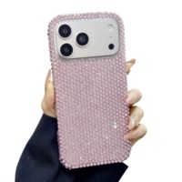 Coque de téléphone scintillante effet diamant pour iPhone 17 16 15 Pro Max, livraison gratuite avec chaîne, accessoires mobiles, livraison gratuite