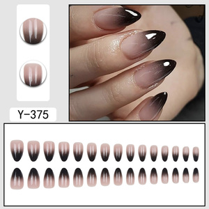 <span class=keywords><strong>Diseño</strong></span> <span class=keywords><strong>de</strong></span> <span class=keywords><strong>uñas</strong></span> <span class=keywords><strong>francesas</strong></span> degradadas <span class=keywords><strong>negras</strong></span> <span class=keywords><strong>de</strong></span> lujo, 24 Uds., ABS y ataúd Artificial, <span class=keywords><strong>uñas</strong></span> acrílicas cuadradas, <span class=keywords><strong>uñas</strong></span> postizas <span class=keywords><strong>de</strong></span> prensa, embalaje <span class=keywords><strong>de</strong></span> lujo - Product Image 3