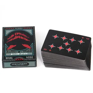 2024 Newest Superior Quality UV-Spot Glossy Varnishing 350 GSM Customized Logo Paper Playing Cards