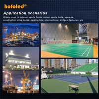 Hofoled IP67 10KV Surge Métal Aux Halogénures Équivalent Dimmable Lumière D'inondation Extérieure 1200W Haut Mât Led Stade Lumière Réflecteur