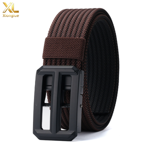 Cinturón Unisex de Lona de Nailon con Hebilla Deslizante Ajustable de Plástico, Estilo Clutch, Cinturón de Trabajo Moderno para Hombre, Ideal para Uso en Exteriores y Aeropuertos - Product Image 4