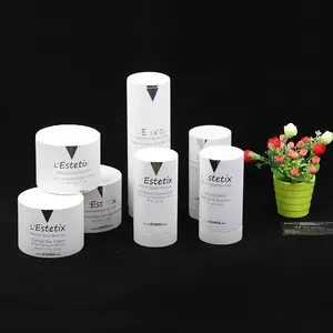 Hot Saling Round Package Kraft White Paper Tube Box For Cosmetic