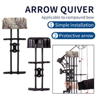 Étui à flèches SPG pour arc à poulies, accessoires en cuir pour arc classique et longbow, sac de rangement pour flèches en fibre de verre et carbone pour la chasse