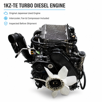 Ensemble moteur diesel turbo 1KZ-TE 3.0L d'occasion pour Hilux Prado Hiace pour unité moteur complète 3.0