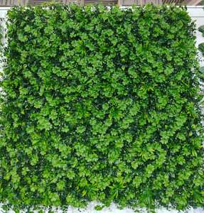 Conception personnalisée <span class=keywords><strong>en</strong></span> plastique Choisissez l'herbe et la fleur Panneau mural <span class=keywords><strong>en</strong></span> fausse plante sur mesure Enrouler le mur de fleurs - Product Image 3