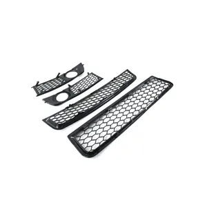 StarNav 2002-2006 pour B6 – Kit de protection de calandre avant supérieure et inférieure perforée nid d'abeille pour feux antibrouillard - Product Image 5
