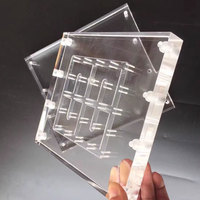 Usinage CNC de précision personnalisé de composants acryliques de forme spéciale pour les moules d'injection de conceptions