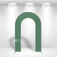 Support de toile de fond en métal, cadre en alliage d'aluminium avec housse verte, pour mariage, anniversaire, photomaton, décoration d'événements