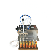 Machine de remplissage et de scellage semi-automatique pour sachets à bec verseur, jus, huile et aliments liquides, lignes d'emballage flexible