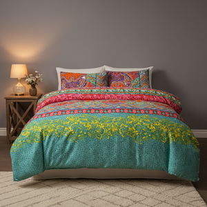 Juego de Ropa de Cama Moderna para Adultos, Estampada, para Todas las Estaciones, 100% Poliéster, Cubrecama, Fundas de Almohada, 200 Hilos, Personalizable - Product Image 5