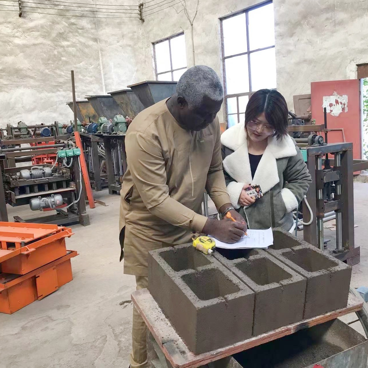 concrete block making machine for sale