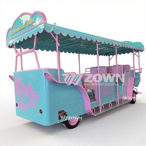 Voiture de tourisme électrique écologique à 4 roues, à faible vitesse, sans chevaux, pour les opérations en parc touristique ou en site panoramique. - Product Image 3