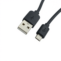 Câble USB COMTON 2.4A haute vitesse USB 2.0 type Micro-B mâle vers type-A mâle, câble de données TPE synchronisation charge rapide USB CABLE