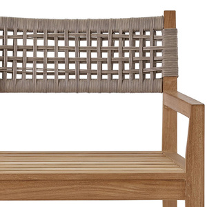 Bán buôn tùy chỉnh <span class=keywords><strong>Patio</strong></span> Gỗ Tếch ngoài trời thanh Ghế Quầy <span class=keywords><strong>Bar</strong></span> dệt mây hiện đại ngoài trời cao thanh phân - Product Image 4