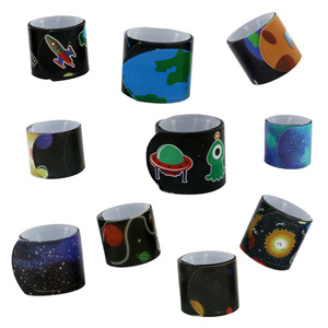 Pulsera Infantil de PVC con Diseño de Cielo Estrellado, Geométrico y Circular, Personalizada para Europa y Estados Unidos, Verano <span class=keywords><strong>2022</strong></span> - Product Image 4