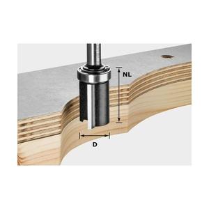FESTOOL - 491028 Fraise à border HW S8 D19/NL25-MÈCHES EAN 4014549001387 MÈCHES À BOIS - Product Image 1
