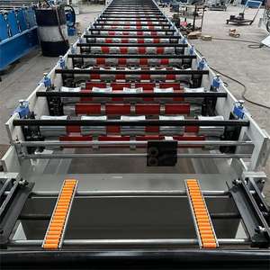 남아프리카 공화국과 짐바브웨 인기있는 강철 금속 686 IBR 프로필 아연 도금 지붕 패널 장경간 지붕 롤 성형 기계 가격 - Product Image 5