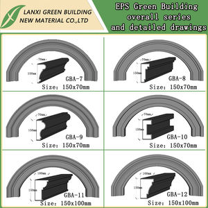 Moulures décoratives en mousse pour toitures de villas familiales, fabrication et vente de moulures en EPS pour fenêtres et portes, arc, fabricants de source - Product Image 4