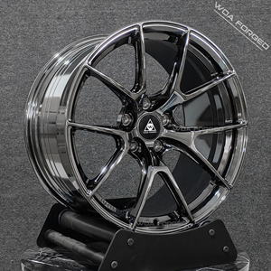 Jantes forgées en alliage d'aluminium 6061-T6 VS-5RS chromées noires brillantes au design musculaire et élégant, personnalisées pour voitures particulières BMW M3 M4 - Product Image 4