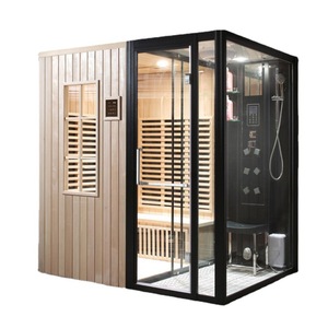 Cabine <span class=keywords><strong>de</strong></span> <span class=keywords><strong>douche</strong></span> vapeur <span class=keywords><strong>de</strong></span> luxe <span class=keywords><strong>moderne</strong></span> en acrylique et alliage d'aluminium, taille personnalisable, best-seller, prix d'usine, avec sauna - Product Image 4